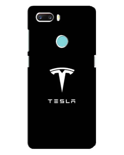 Чехол для ZTE Z18 Mini с картинкой «Tesla White Logo»