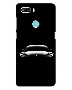 Чехол для ZTE Z18 Mini с картинкой «Фары Tesla Night»