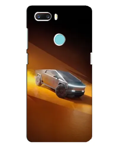 Чехол для ZTE Z18 Mini с картинкой «Cybertruck в пустыне»