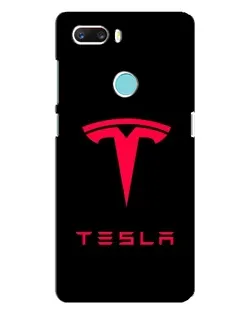Чехол для ZTE Z18 Mini с картинкой «Tesla Red Logo»