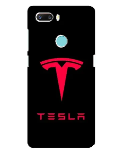 Чехол для ZTE Z18 Mini с картинкой «Tesla Red Logo»
