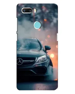 Чехол для ZTE Z18 Mini с картинкой «Mercedes — ночной город»