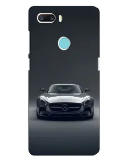 Чехол для ZTE Z18 Mini с картинкой «Mercedes на черном»