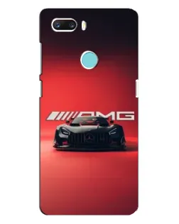 Чехол для ZTE Z18 Mini с картинкой «Mercedes AMG — красная линия»