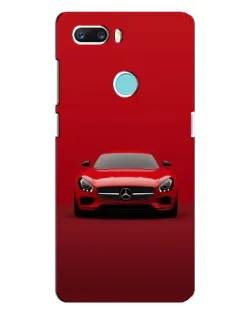 Чехол для ZTE Z18 Mini с картинкой «Красный Mercedes AMG»