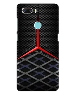 Чехол для ZTE Z18 Mini с картинкой «Mercedes Carbon Grid»