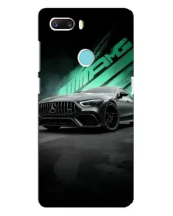 Чехол для ZTE Z18 Mini с картинкой «Темный Mercedes AMG»