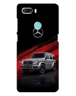 Чехол для ZTE Z18 Mini с картинкой «Mercedes G-Class красный»