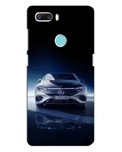 Чехол для ZTE Z18 Mini с картинкой «Ночной Mercedes EQ»