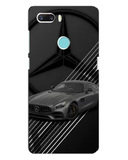 Чехол для ZTE Z18 Mini с картинкой «Mercedes AMG — графика»