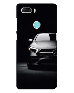 Чехол для ZTE Z18 Mini с картинкой «Свет фар Mercedes»
