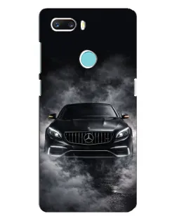 Чехол для ZTE Z18 Mini с картинкой «Mercedes в дыму»