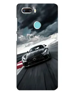 Чехол для ZTE Z18 Mini с картинкой «Гоночный Mercedes AMG»