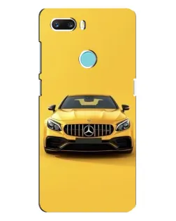 Чехол для ZTE Z18 Mini с картинкой «Желтый Mercedes GT»