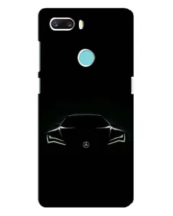 Чехол для ZTE Z18 Mini с картинкой «Mercedes — силуэт авто» Чехол для ZTE Z18 Mini с картинкой «Mercedes — силуэт авто»