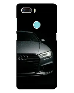 Чехол для ZTE Z18 Mini с картинкой «Audi — детализация кузова»