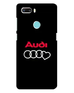 Чехол для ZTE Z18 Mini с картинкой «Логотип Audi Heart»