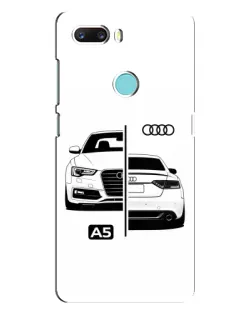 Чехол для ZTE Z18 Mini с картинкой «Audi — контрастный дизайн»