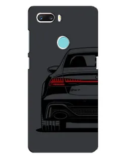 Чехол для ZTE Z18 Mini с картинкой «Задняя часть Audi — арт»