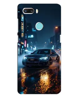 Чехол для ZTE Z18 Mini с картинкой «Ночной город и Audi»