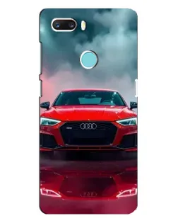 Чехол для ZTE Z18 Mini с картинкой «Audi RS — красный стиль»