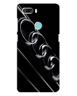 Чехол для ZTE Z18 Mini с картинкой «Audi — абстрактные кольца»