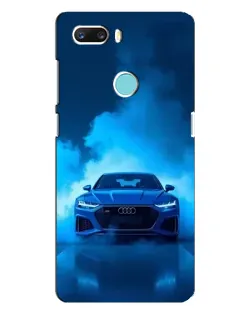 Чехол для ZTE Z18 Mini с картинкой «Audi — голубая энергия»