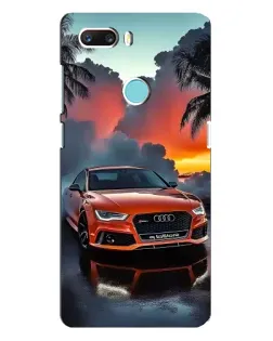 Чехол для ZTE Z18 Mini с картинкой «Audi — закат»