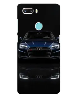 Чехол для ZTE Z18 Mini с картинкой «Audi — ночное отражение»