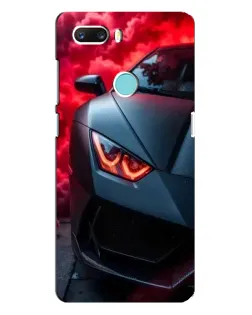 Чехол для ZTE Z18 Mini с картинкой «Lamborghini красное сияние»
