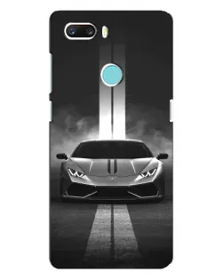 Чехол для ZTE Z18 Mini с картинкой «Lamborghini симметрия дорог»
