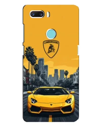 Чехол для ZTE Z18 Mini с картинкой «Желтый Lamborghini город» Чехол для ZTE Z18 Mini с картинкой «Желтый Lamborghini город»