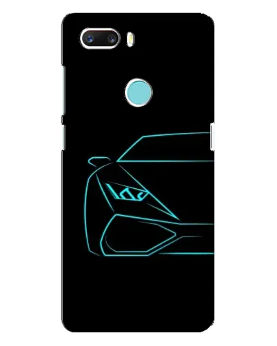Чехол для ZTE Z18 Mini с картинкой «Голубой силуэт Lamborghini» Чехол для ZTE Z18 Mini с картинкой «Голубой силуэт Lamborghini»