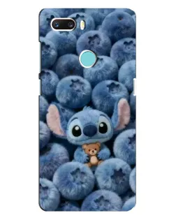 Чехол для ZTE Z18 Mini с картинкой «Стич и голубика»