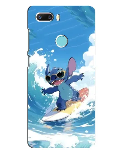 Чехол для ZTE Z18 Mini с картинкой «Стич на волне»