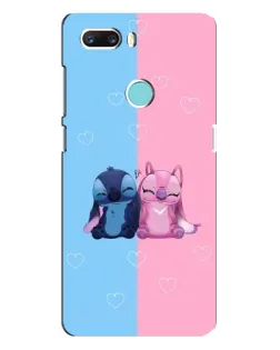 Чехол для ZTE Z18 Mini с картинкой «Stitch и Angel Love»