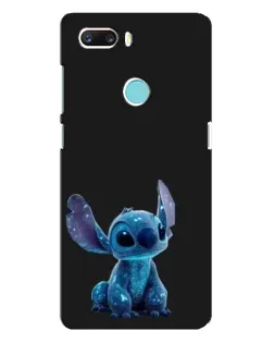 Чехол для ZTE Z18 Mini с картинкой «Стич на черном»