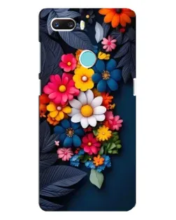 Чехол для ZTE Z18 Mini с картинкой «Цветочная феерия»