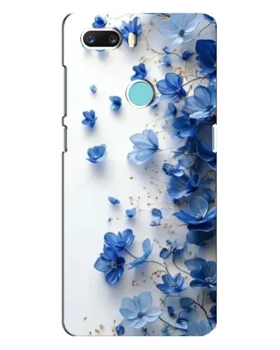 Чехол для ZTE Z18 Mini с картинкой «Голубой цветочный каскад» Чехол для ZTE Z18 Mini с картинкой «Голубой цветочный каскад»