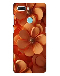 Чехол для ZTE Z18 Mini с картинкой «Оранжевый макро цветок»