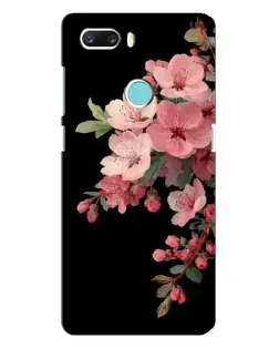 Чехол для ZTE Z18 Mini с картинкой «Розовая ветка сакуры»