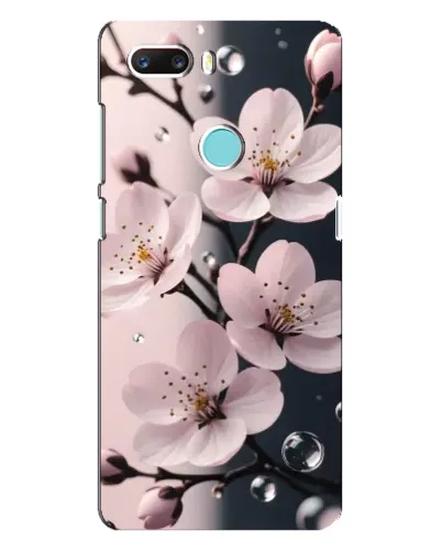 Чехол для ZTE Z18 Mini с картинкой «Нежная сакура и капли» Чехол для ZTE Z18 Mini с картинкой «Нежная сакура и капли»