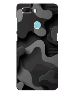 Чехол для ZTE Z18 Mini с картинкой «Темный абстрактный камуфляж»