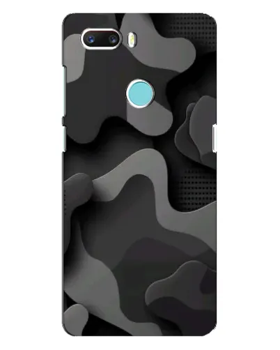 Чехол для ZTE Z18 Mini с картинкой «Темный абстрактный камуфляж»