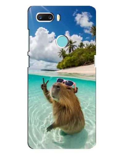 Чехол для ZTE Z18 Mini с картинкой «Капибара на море» Чехол для ZTE Z18 Mini с картинкой «Капибара на море»