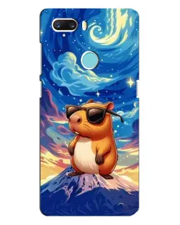 Чехол для ZTE Z18 Mini с картинкой «Капибара Ван Гога»