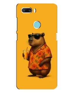 Чехол для ZTE Z18 Mini с картинкой «Капибара на отдыхе»
