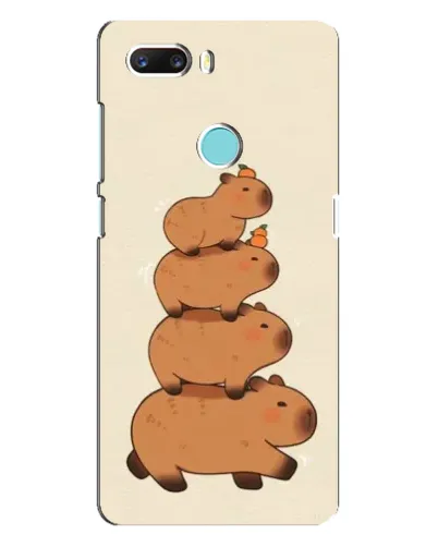 Чехол для ZTE Z18 Mini с картинкой «Башня из капибар» Чехол для ZTE Z18 Mini с картинкой «Башня из капибар»