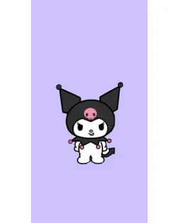 Чехол для ZTE с картинкой «Kuromi — нежный фиолетовый»