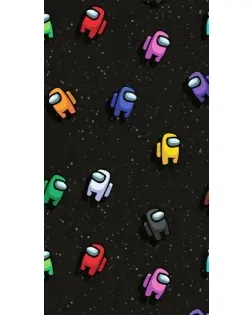 Чехол для ZTE с картинкой «Космический паттерн Among Us»